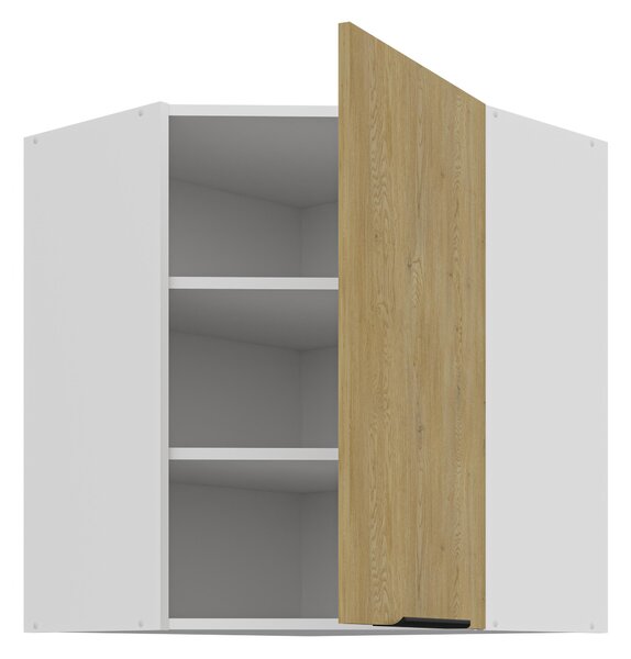 Zondo.hr Kutni gornji kuhinjski ormarić Carminia 60x60 GN-72 1F (45) (hrast cremona + bijela). Akcija -6%. 1128062