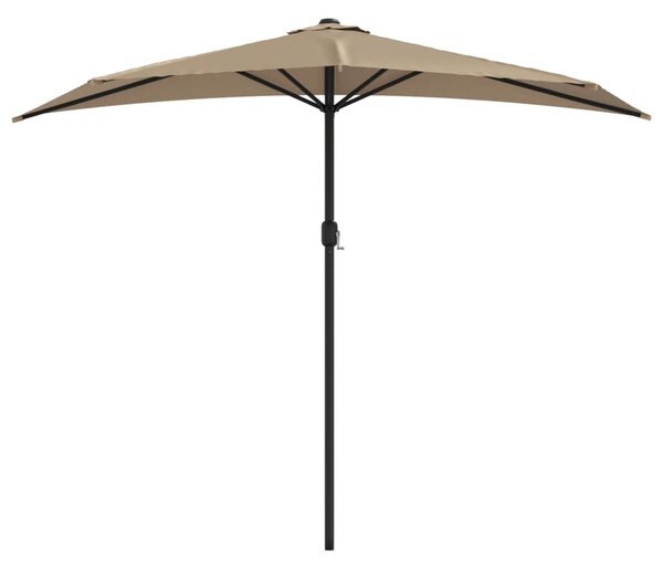 Balkonski suncobran s aluminijskom šipkom 270 x 144 cm bež - Tupe / N/A
