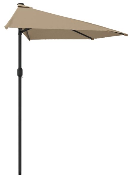Balkonski suncobran s aluminijskom šipkom 270 x 144 cm bež - Tupe / N/A
