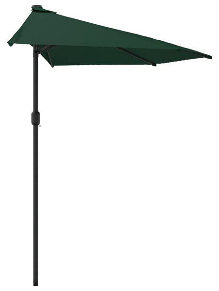 Balkonski suncobran s aluminijskom šipkom 300 x 155 cm zeleni - Zelena / N/A