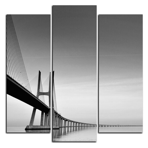 Slika na platnu - Most Vasco da Gama - kvadrat 3245QC (75x75 cm)