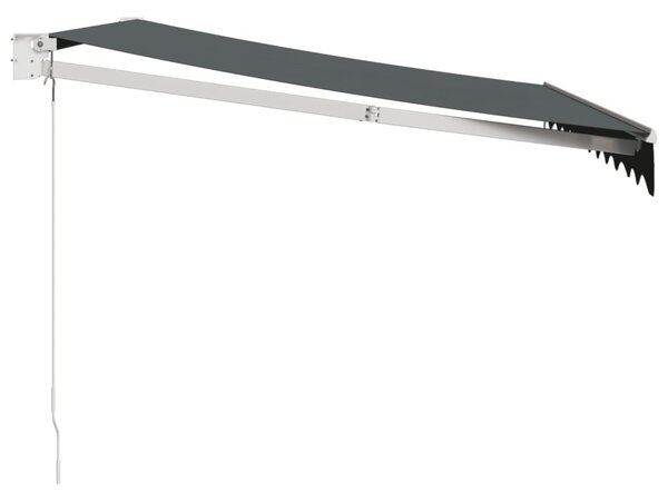 Tenda na uvlačenje antracit 3 x 2,5 m od tkanine i aluminija - Antracitno siva / 3 x 2.5 m