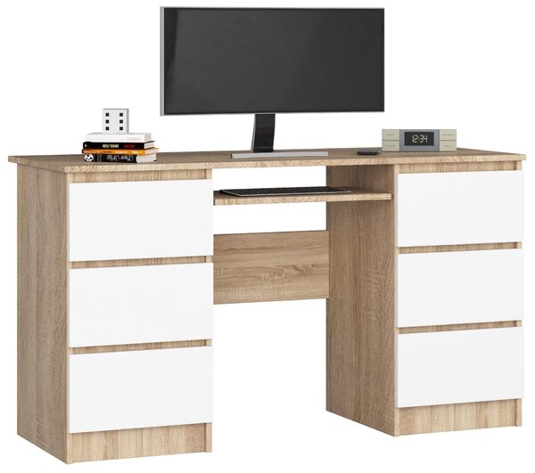 Zondo.hr PC stolić Behati (hrast sonoma + bijela). Akcija -13%. 1128507