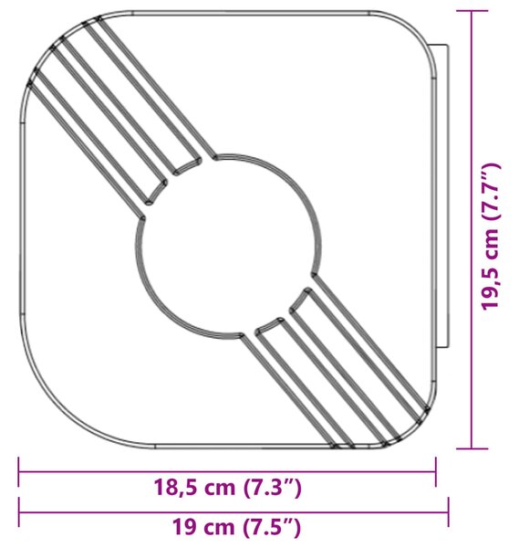 Tenda na uvlačenje plavo-bijela 5 x 3 m od tkanine i aluminija - Plava / 5 x 3 m