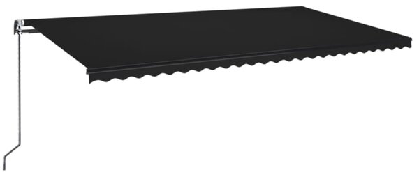 Automatska tenda sa senzorom za vjetar LED 600x350 cm antracit - Antracitno siva / 600 x 350 cm