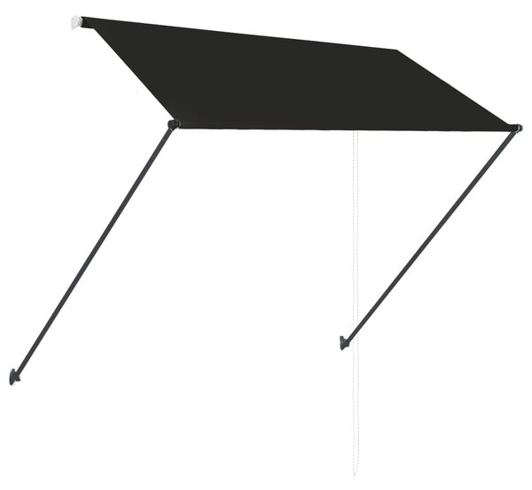 Tenda na uvlačenje s LED svjetlima 250 x 150 cm antracit - Antracitno siva / 250 x 150 cm