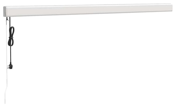 Tenda na uvlačenje žuto-bijela 4,5x3 m od tkanine i aluminija - Žuta / 4.5 x 3 m