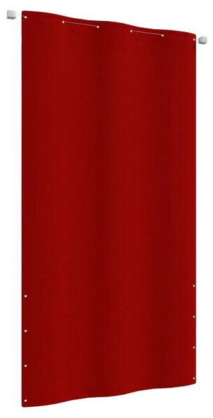 Balkonski zastor crveni 120 x 240 cm od tkanine Oxford - Crvena / 120 x 240 cm