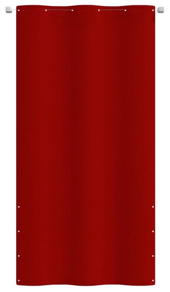 Balkonski zastor crveni 120 x 240 cm od tkanine Oxford - Crvena / 120 x 240 cm