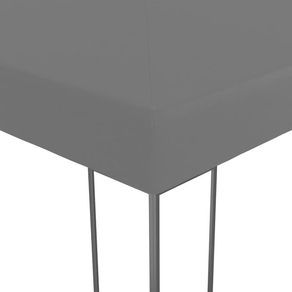 Vrtni šator s LED svjetlosnim trakama 3 x 3 m antracit - Antracitno siva / N/A