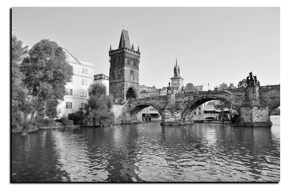 Slika na platnu - Karlov most u Pragu 1259QA (60x40 cm)