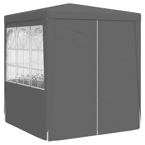 Profesionalni šator za zabave 2,5 x 2,5 m antracit 90 g/m² - Antracitno siva / 2.5 x 2.5 m