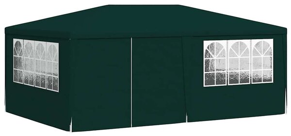 Profesionalni šator za zabave 4 x 6 m zeleni 90 g/m² - Zelena / 4 x 6 m