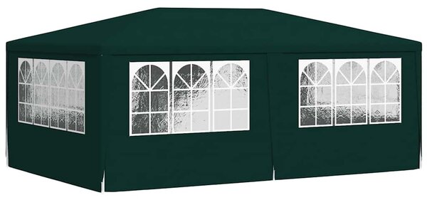 Profesionalni šator za zabave 4 x 6 m zeleni 90 g/m² - Zelena / 4 x 6 m