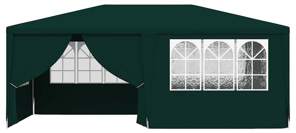 Profesionalni šator za zabave 4 x 6 m zeleni 90 g/m² - Zelena / 4 x 6 m