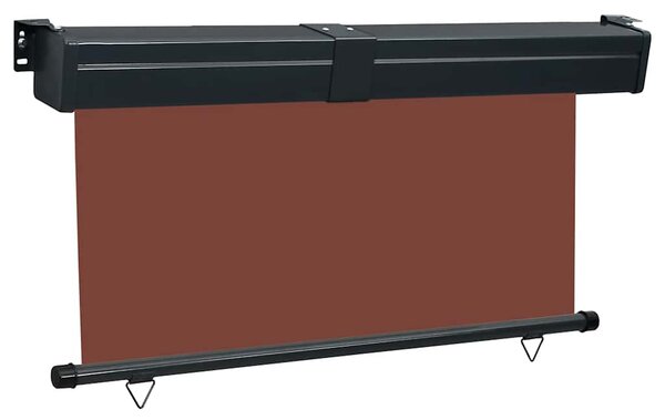 Balkonska bočna tenda 145 x 250 cm smeđa - Smeđa / 145 x 250 cm