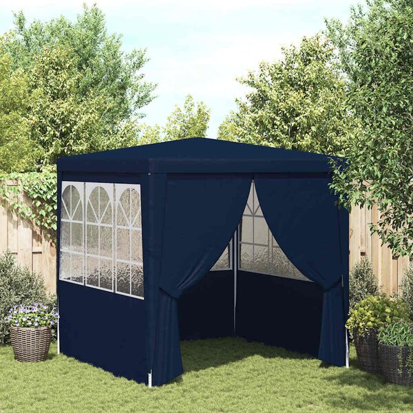 Profesionalni šator za zabave 2,5 x 2,5 m plavi 90 g/m² - Plava / 2.5 x 2.5 m