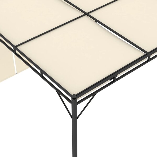 Vrtna sjenica s bočnim zastorom 3 x 3 x 2,25 m krem - Krema / 3 x 3 x 2.25 m