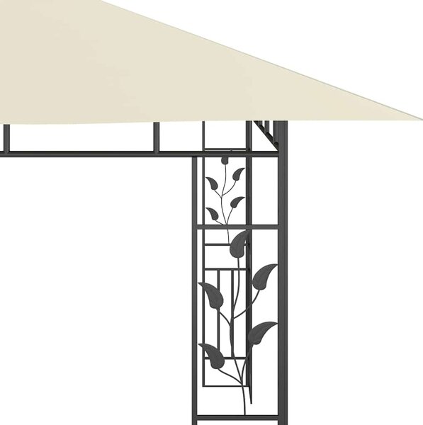 Sjenica s mrežom protiv komaraca 4 x 3 x 2,73 m krem 180 g/m² - Krema / 4 x 3 x 2.73 m