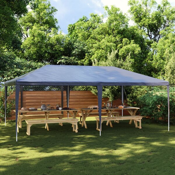 Šator za zabave 4 x 6 m plavi - Plava / 4 x 6 m