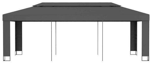 Sjenica s dvostrukim krovom 3 x 6 m antracit - Antracitno siva / 3 x 6 m