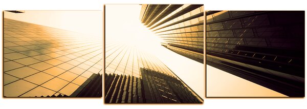Slika na platnu - Perspektiva nebodera - panorama 5252FD (90x30 cm)