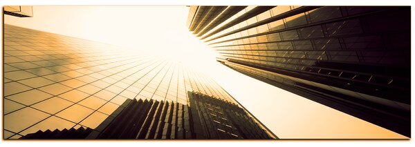 Slika na platnu - Perspektiva nebodera - panorama 5252FA (105x35 cm)