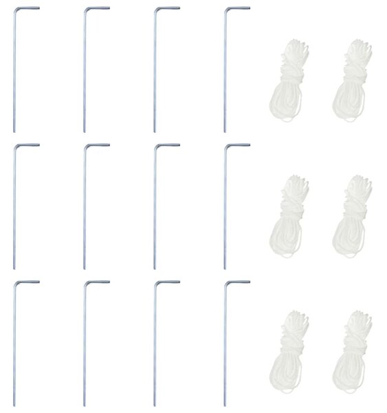 Šesterokutni prigodni šator sa 6 zidova tamnoplavi 3,6 x 3,1 m - Plava / N/A