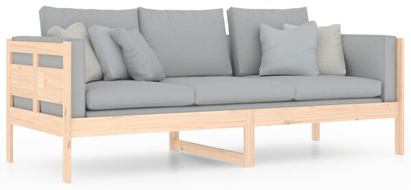 Dnevni ležaj od masivne borovine 80 x 200 cm - Smeđa / 80 x 200 cm