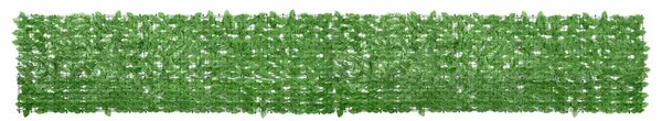 Balkonski zastor sa zelenim lišćem 500 x 75 cm - Zelena / 500 x 75 cm