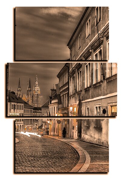 Slika na platnu - Čarobna noć stari grad - pravokutnik 7258FC (90x60 cm)