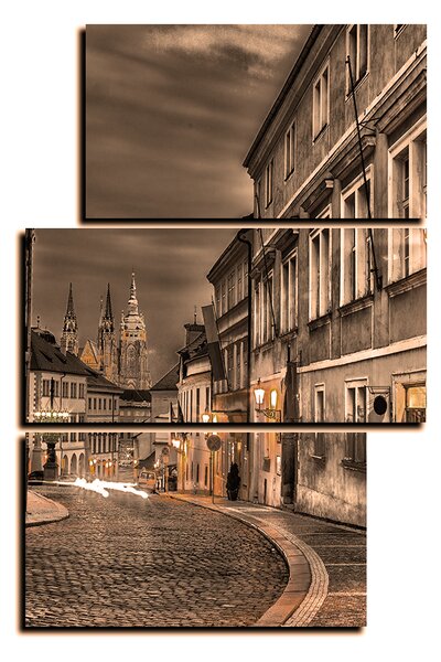 Slika na platnu - Čarobna noć stari grad - pravokutnik 7258FD (90x60 cm)