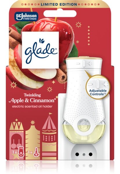 GLADE Twinkling Apple & Cinnamon električni osvježivač zraka 20 ml