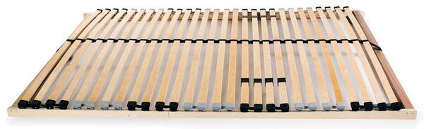Podnica za krevet s 28 letvica i 7 zona 100 x 200 cm - Smeđa / 100 x 200 cm