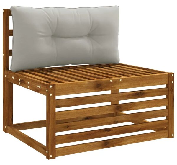 Jastučić za leđa PUTTEN 100% poliester Siva 70 x 40 x 10 cm - Siva 70 x 40 x 10 cm Poliester