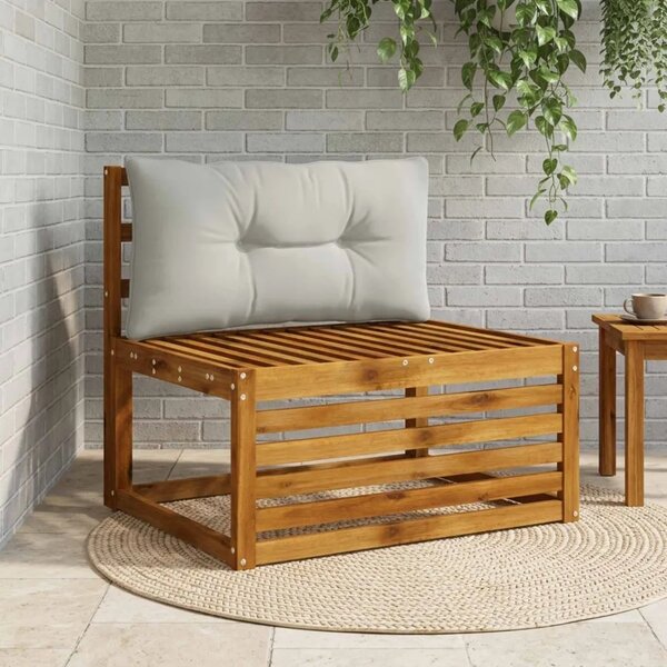 Jastučić za leđa PUTTEN 100% poliester Siva 70 x 40 x 10 cm - Siva 70 x 40 x 10 cm Poliester