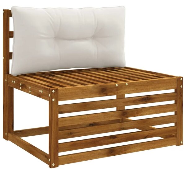 Jastučić za leđa PUTTEN 100% poliester Bijela 70 x 40 x 10 cm - Bijela 70 x 40 x 10 cm Melange