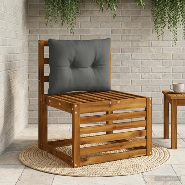 Jastučić za leđa PUTTEN 100% poliester Antracit 60 x 40 x 10 cm - Antracit 60 x 40 x 10 cm Poliester
