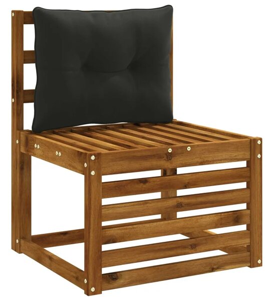 Jastučić za leđa PUTTEN 100% poliester Crna 60 x 40 x 10 cm - Crna 60 x 40 x 10 cm Poliester