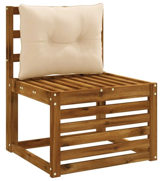 Jastučić za leđa PUTTEN 100% poliester Krem 60 x 40 x 10 cm - Krem 60 x 40 x 10 cm Melange