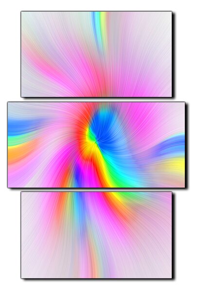 Slika na platnu - Apstraktna slika - pravokutnik 7267C (90x60 cm)