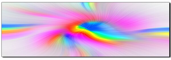 Slika na platnu - Apstraktna slika - panorama 5267A (105x35 cm)