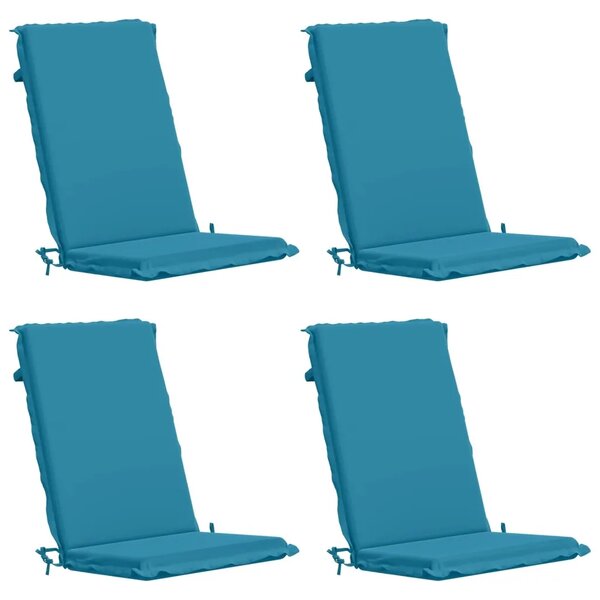 4-dijelni jastuci s visokim naslonima GEMERT 4 pcs Svjetloplava - Svijetlo plava (polister) 120 x 50 x 6 cm 4