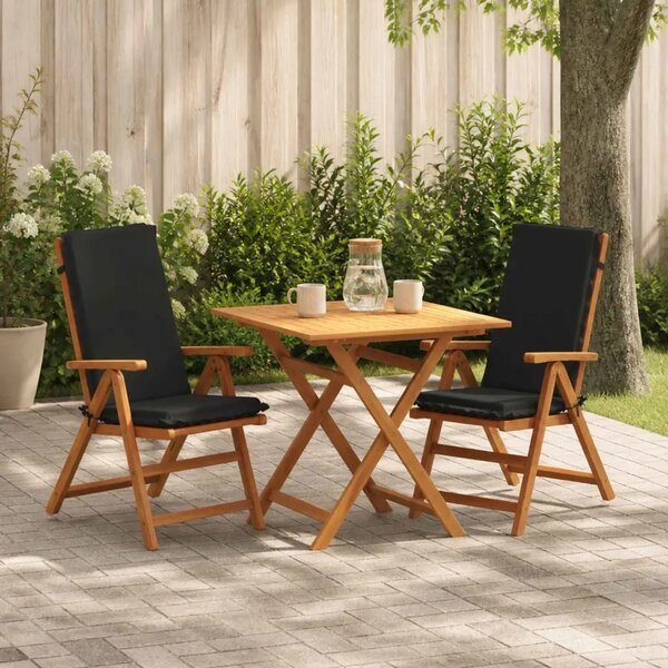 2-dijelni jastuci s visokim naslonima GEMERT 2 pcs Crna - Crna (poliester) 120 x 50 x 6 cm 2