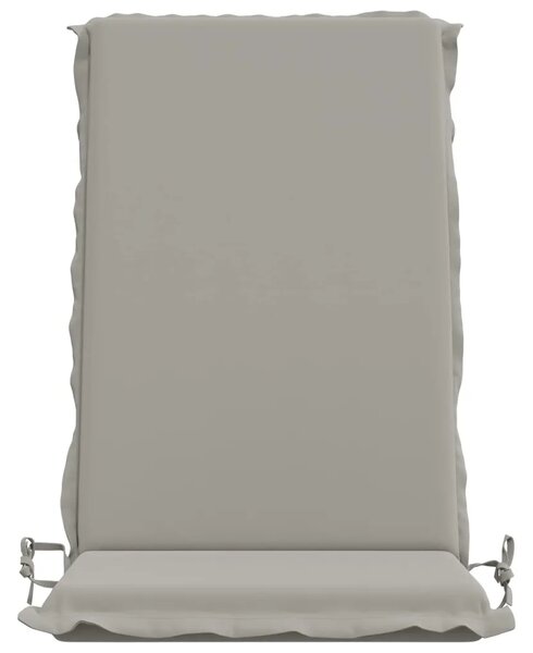4-dijelni jastuci s visokim naslonima GEMERT 4 pcs Siva - Siva (poliester) 120 x 50 x 6 cm 4