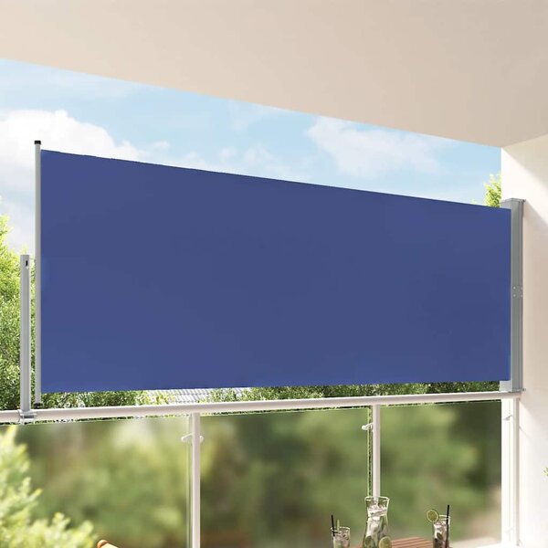 Uvlačiva bočna tenda za terasu 140 x 300 cm plava - Plava / 140 x 300 cm
