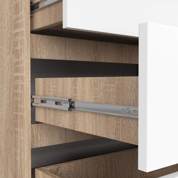 Komoda Koa IV (hrast sonoma + bijela)