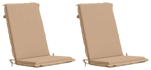2-dijelni jastuci s visokim naslonima GEMERT 2 pcs Pijesak - Pješčana (melange) 120 x 50 x 6 cm 2