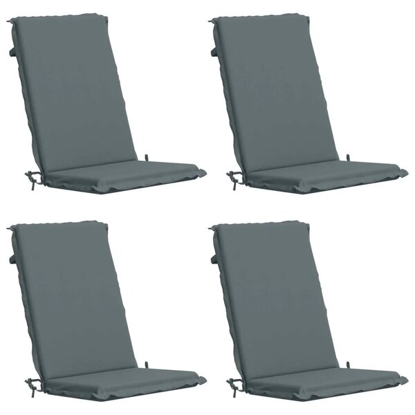4-dijelni jastuci s visokim naslonima GEMERT 4 pcs Plava - Plava (melange) 120 x 50 x 6 cm 4