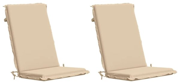 2-dijelni jastuci s visokim naslonima GEMERT 2 pcs Krem - Krem (melange) 120 x 50 x 6 cm 2